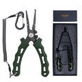 Goture Fishing Pliers Fishing Line Cutter with Split Ring Pliers 4Cr13 & 9CR19 Hard Stainless Steel Fishing Hook Remover Corrosion Resistant Fishing Needle Nose Pliers Fishing Gear Gifts for Men