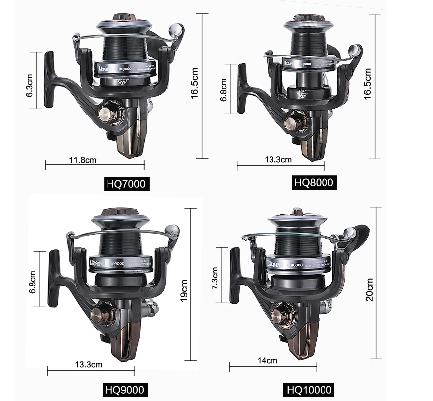 Fishing Reel with Metal Spool for Sea Fishing