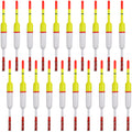 SILANON Slip Bobbers Fishing Floats and Bobbers Balsa Wood Slip Bobbers Floats Spring Bobbers for Crappie Catfish Trout Panfish Walleyes Fishing Bobbers 10pcs