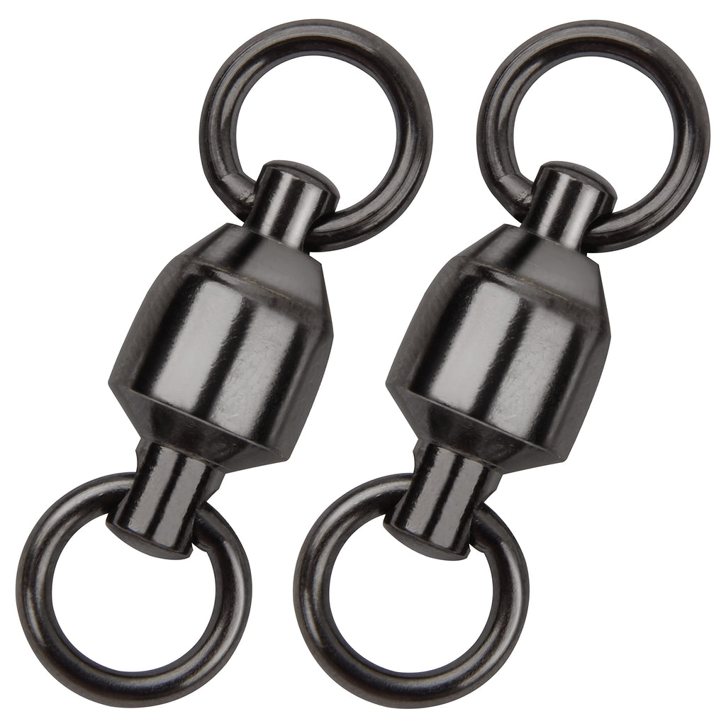 SILANON Ball Bearing Swivels Fishing Saltwater20pcs Barrel Swivels Fishing Tackle Freshwater Fishing Swivels Connector Stainless Steel Solid Welded Rings Big Game Fishing Accessories(0#)