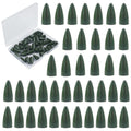 Bullet Fishing Sinker Weights40pcs Fishing Worm Weights Slip Sinkers Painted Flipping Fishing Weights for Bass Fishing Texas Rigs Saltwater Freshwater Fishing Tackle