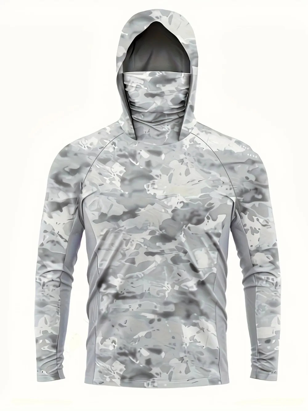 New men's summer minimalist striped printed soft breathable fishing suit long sleeved T-shirt outdoor casual holiday top