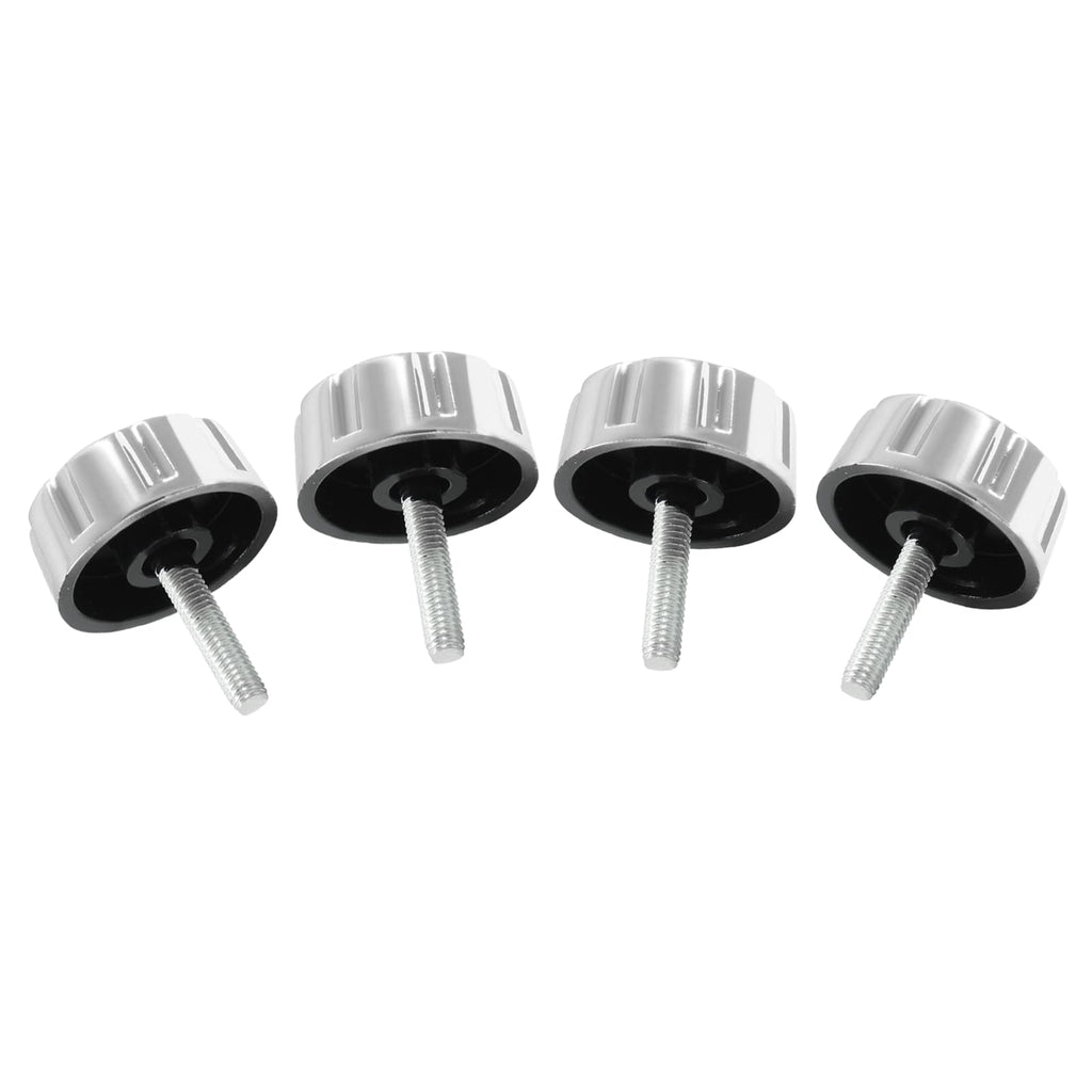 Zorveiio 5Pcs Fishing Reel Handle Screw CapsSilver Fishing Reel Handle Nut Fishing Spining Reel Knob Screw for Handle Grip