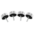 Zorveiio 5Pcs Fishing Reel Handle Screw CapsSilver Fishing Reel Handle Nut Fishing Spining Reel Knob Screw for Handle Grip