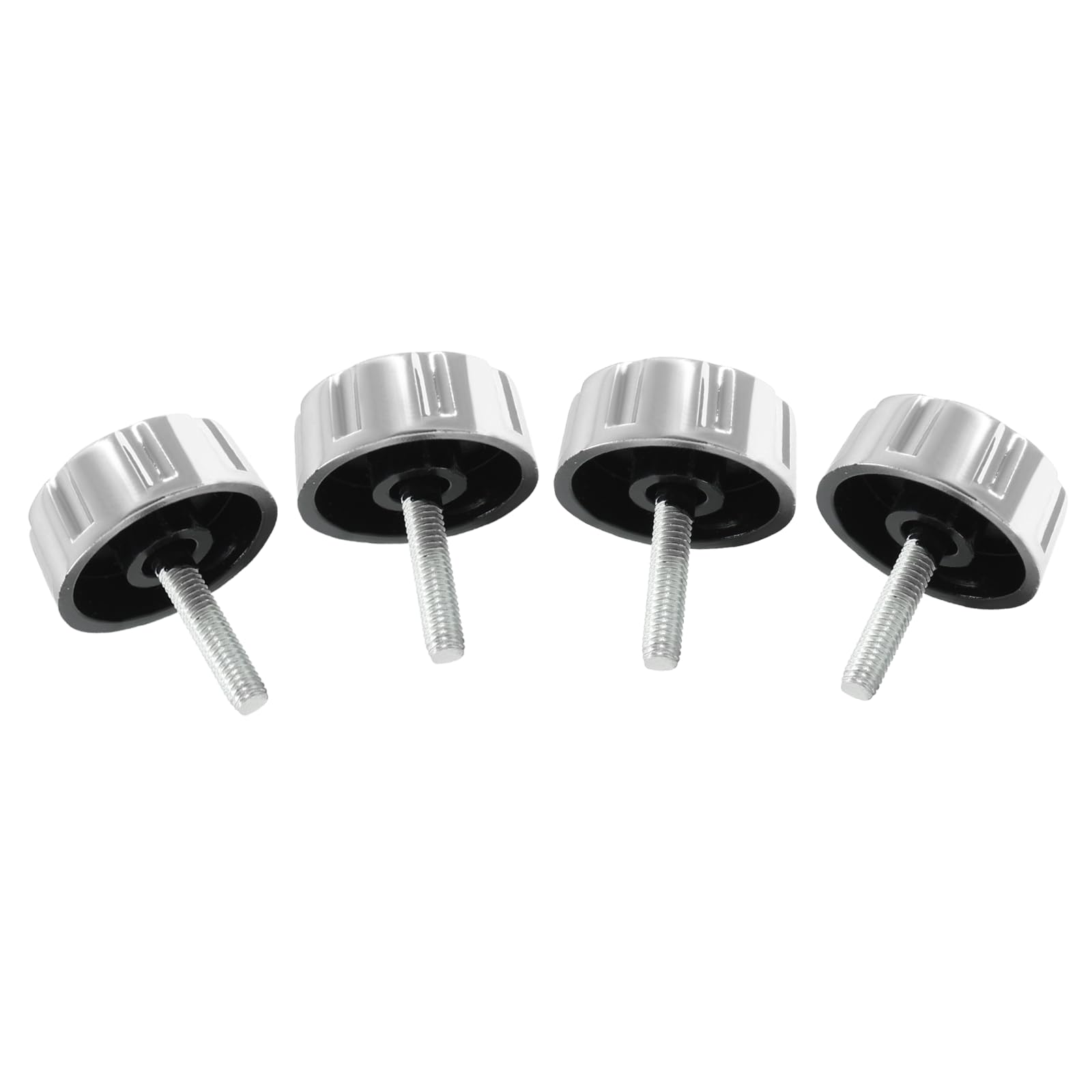 Zorveiio 5Pcs Fishing Reel Handle Screw CapsSilver Fishing Reel Handle Nut Fishing Spining Reel Knob Screw for Handle Grip