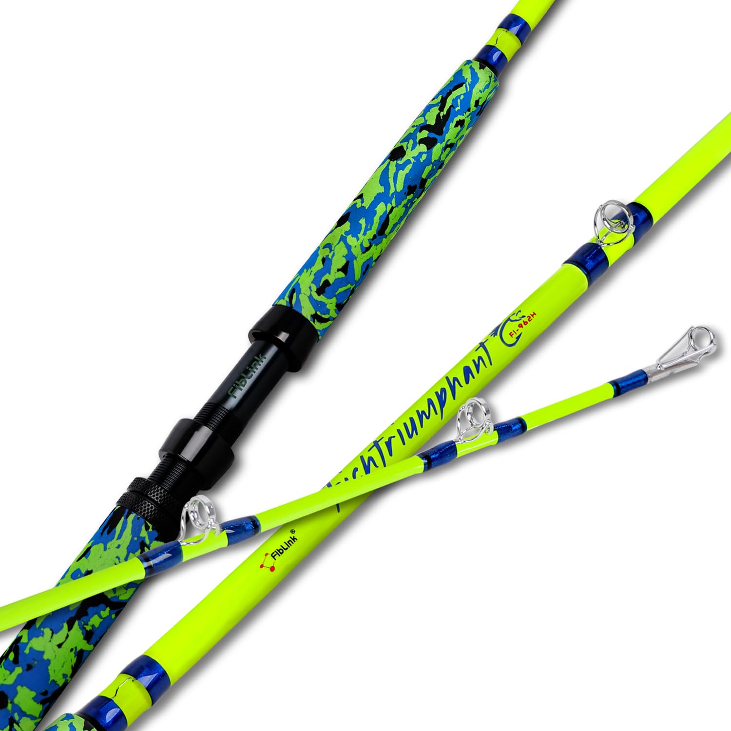 Fiblink Catfish Fishing Rods 1 Piece/2 Piece Catfishing Pole Medium Heavy Catfish Cat Casting Rod (76"/86’/96”) (1pc - 76"MH (10-50lbs))