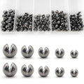 Pfeibk 150PCS Fishing Weighs Sinkers Split Shot Fishing WeightsRemovable Round Split Shot Sinkers for Fishing Line Fishing SinkersSplitshot Fishing Weights Assortment Saltwater (Round-120Pcs)