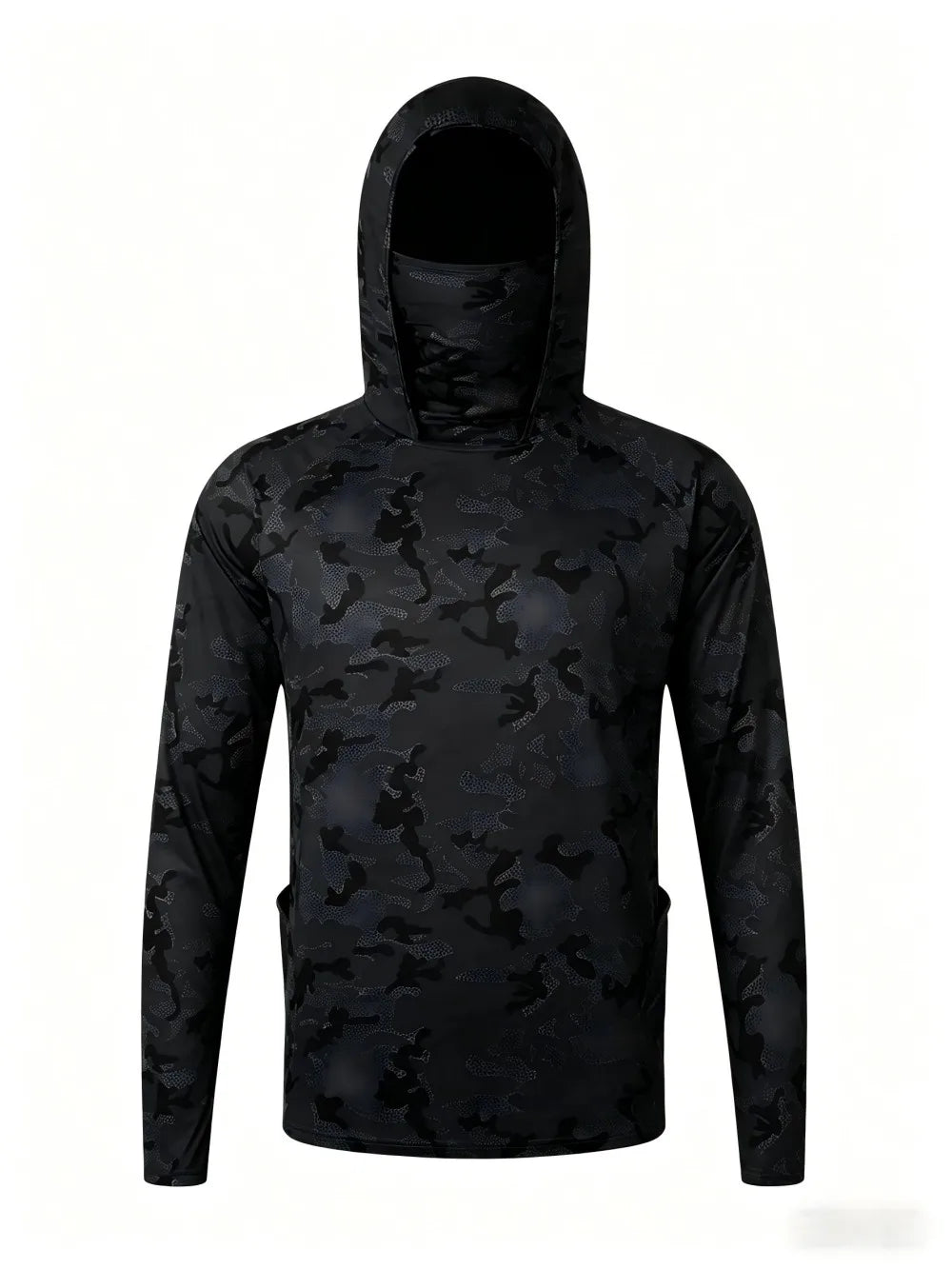 European and American men's summer camouflage print comfortable breathable long sleeved T-shirt fishing suit outdoor casual top