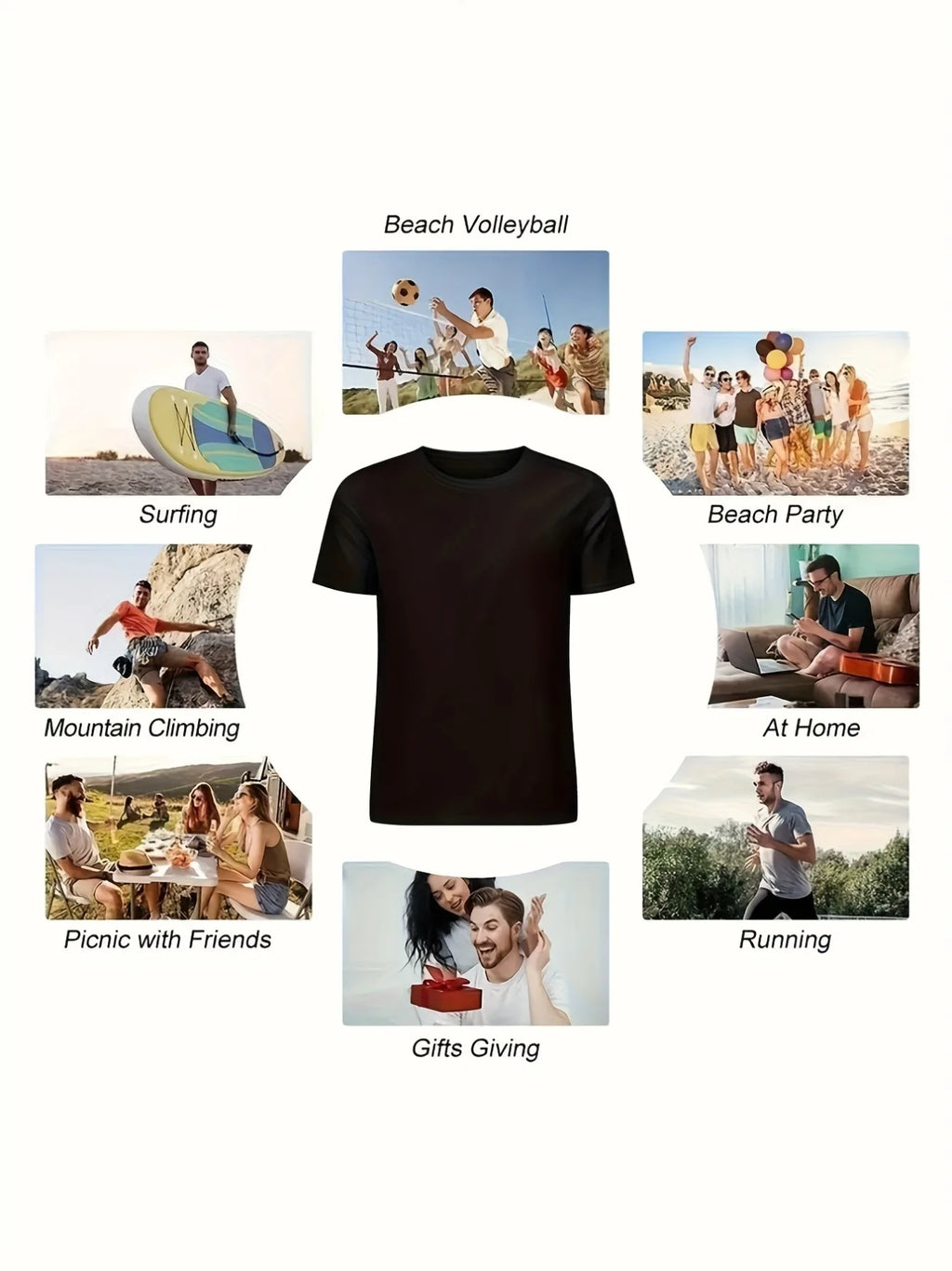 Jesus said to go fishing T-shirt with Luke 5:4 scripture and fishhook design, black with white/yellow print