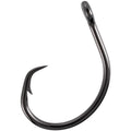 Dr.Fish 30 Pack Circle Hooks 3X Strong in-Line for Saltwater & Freshwater Live Bait Non-Offset Fishing Hooks for Striper Catfish Mackerel Bass Tuna 4/0