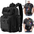 Aosethefrt Fishing Backpack Tackle Bag Sling Bag Water-Resistant Fishing Backpack with Rod Holder Large Fly Fishing Bag for Fishing Camping Hiking Fishing Gifts for Men