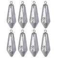 QualyQualy Fishing Weights Sinker Drop Shot Fishing Weights Kit Drop Shot Casting Sinker Lead Fishing Weights Saltwater