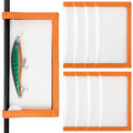 Fishing Lure Wraps Covers4/8 Packs Clear PVC Lure Covers Durable Fishing Bait Cover Easily See Lures Fishing Hook Covers Bait Storage Protector Keep Fishing Safe for Fishing Rod