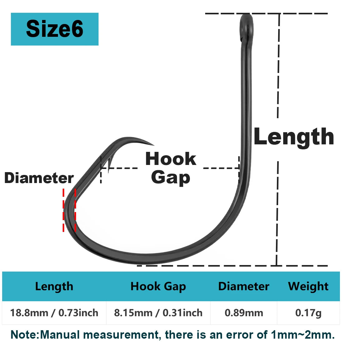 9KM Inline Circle Hook Offset Fishing Hook Saltwater Catfish Hook 25~100Pcs For Rigging Live and Chunk Baits Lure Fishing